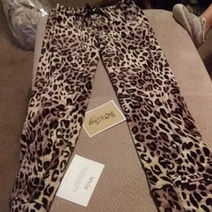 Plush pajama pants